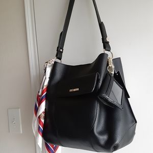 Steve Madden Hobo Handbag Black New